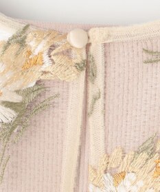 GRACE CONTINENTAL 刺繍ケープニットトップ