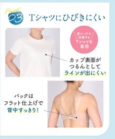 Wing ブラジャー 汗のベタつきや不快感を軽減 軽やかなつけごこち 背中すっきり 【夏のうすかるブラ】 春 夏 KB2873 ウイング／ワコール