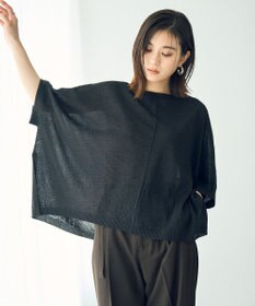 YECCA VECCA ペーパーヤーンルーズニット