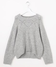 Feroux ハート柄ニット プルオーバー