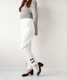 Bridget Birkin 【Bridget Birkin】トップラインビジューオブリークパンプス