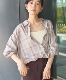 AMERICAN HOLIC イージーケアチェックシャツ【360°着こなしシャツ】