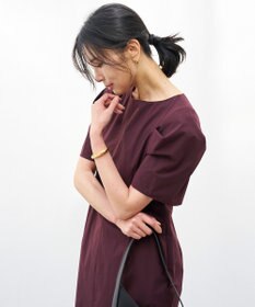 UNFILO L 【mi-molletコラボ】FINE MOVE Iラインワンピース