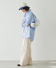 russet ソフトレザーラウンドショルダーバッグ【シルバー】(CE-1470-WEB)