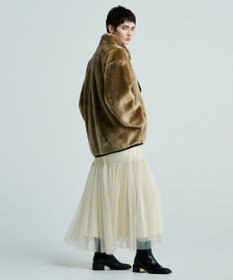 uncrave 【撥水・UVカット】ナイロンタスラン ティアードスカート（uncrave WHITE）