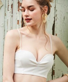 San-ai Resort（三愛水着楽園） 【楽旅ブラ】リブニットチューブブラ【northerly】