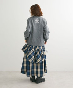 Green Parks ・ＳＵＧＡＲＳＰＯＯＮチェックドロストティアードスカー