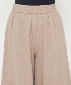 uncrave コットンリネンボイル ワイドパンツ