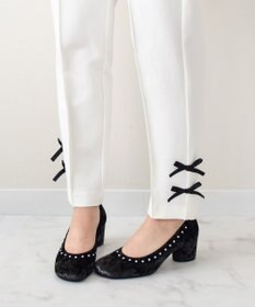 Bridget Birkin 【Bridget Birkin】トップラインビジューオブリークパンプス