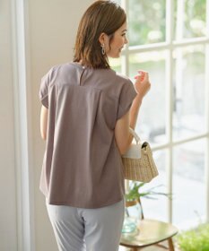 組曲 GIZAプレーティング天竺フレンチスリーブ Tシャツ