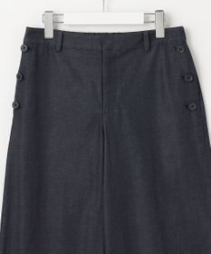 J.PRESS LADIES L 【洗える・吸水速乾】コットン麻シェルドライ ワイド パンツ