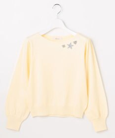 Feroux ブローチデザインニット プルオーバー