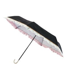 MOONBAT estaa 晴雨兼用 折りたたみ傘 バイカラーフリル 日傘 遮光 遮熱 UV