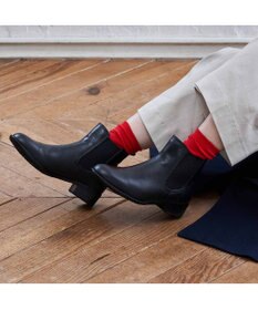 ing <ing>【WEB限定】【サスティナブルシリーズ】サイドゴアショートブーツ