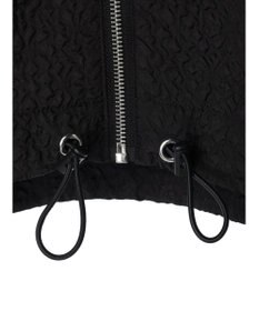 Green Parks AnriettMusee フロントジップジャガードブルゾン