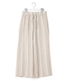 J.PRESS YORK STREET 【WOMEN】コットンリネン　ワイドパンツ