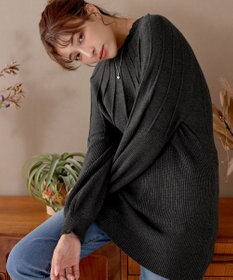 Tiaclasse L 求心片畦ニットチュニック