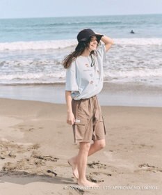 OP／FILA 【Ocean Pacific×ハローキティ】ラッシュTシャツ