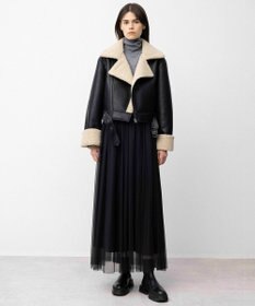 NAVE 【Nave】ヴィーガンムートン ライダースジャケット