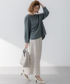 23区 S 【洗える】2WAYストレッチツイル ブラウス