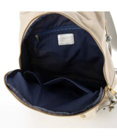 UNBILLION perche / 牛革かぶせキャンバスリュックサック