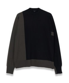 JOSEPH 【WEB&OUTLET限定・洗える】パッチカラーニット　モックネック