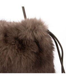 UNBILLION カシュカシュ cachecache / エコファーシンプル巾着ショルダーバッグ