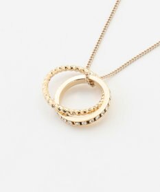 ANY SIS ダブルリング ネックレス