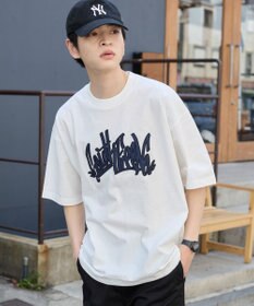 WEGO 【ユニセックス着用ITEM】ワッペンロゴドロストBIG　T（SS）