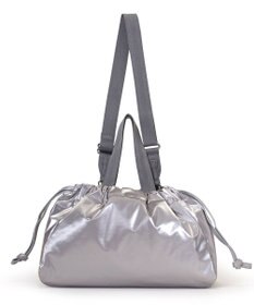 LeSportsac E/W CITY DRAWSTRING BAG/アップタウンシルバーシャイン/シルバー