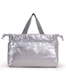 LeSportsac E/W CITY DRAWSTRING BAG/アップタウンシルバーシャイン/シルバー