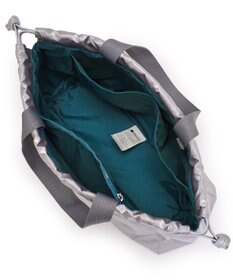 LeSportsac E/W CITY DRAWSTRING BAG/アップタウンシルバーシャイン/シルバー