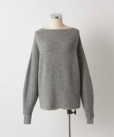 TOQUE 〈大草直子さんアドバイザー〉ベビーアルパカ ミドルゲージ モックネックニット