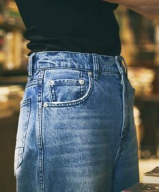 woadblue 【157】Long Rise Wide Pants デニムパンツ