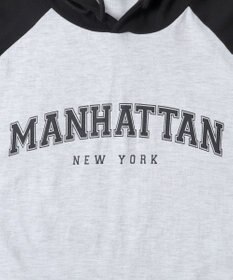 WEGO フーデッドラグランT