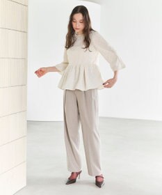 #Newans 【ANSWER for ファッショニスタ 】ウエスト調整可ワイドパンツ