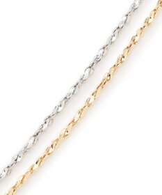 23区 【先行予約】3WAY ミックスカラー チェーン ネックレス