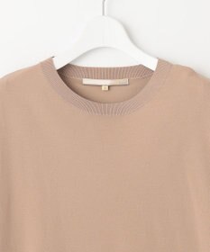 自由区 【洗える・XSサイズあり】クレープストレッチノースリーブ ニット