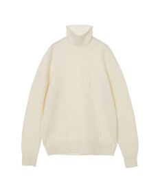 DAKS ケーブルガータータートルネックセーター