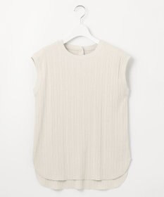 23区 S 【SLOW/一部店舗限定】ランダムリブフライス フレンチスリーブ カットソー