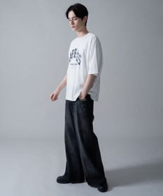 WEGO オフステッチグラフィックT（SS）