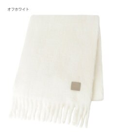 MOONBAT 【WEB限定】FURLA ウール混シャギー無地マフラー/幅40cm