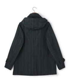 J.PRESS MEN 【オンオフ兼用 / ストレッチ / 撥水 / 洗える】トリコット3レイヤーバルマカンショートコート / フードデタッチャブル