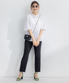 組曲 【吸湿・冷感・UVケア】スタイルアップジャージー パンツ