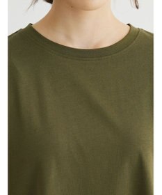 Green Parks 汗じみ防止クルーネックスリットチュニック