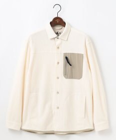 JOSEPH ABBOUD MOUNTAIN 【ライトシャツアウター】ハイカウントマイクロフリースシャツ
