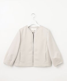 自由区 S 【洗える】グログランパフスリーブ ジャケット