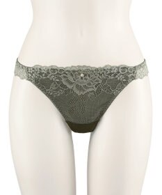 San-ai Resort（三愛水着楽園） 【northerly bra フィットシリーズ 谷間メイク】 カシュクールレースモールド Tバックショーツ M 【northerly】