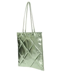 Green Parks ａｎｄｍｉｋｋａ　パッチワークメタリックＡ４トート