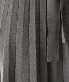 Tiaclasse L 【洗える】1枚で着映えするチェック柄編みニットワンピース